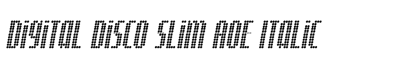 Digital Disco Slim AOE Italic